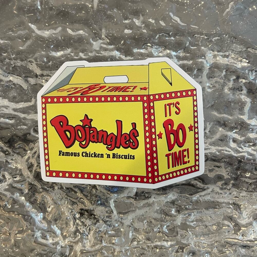 5/$10 Waterproof Vinyl Sticker Bojangles' Famous Chicken 'n Biscuits